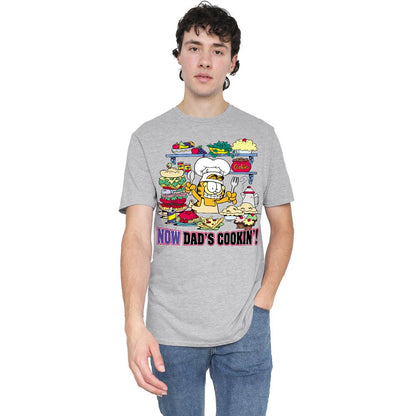 Sport Heather - Lifestyle - Garfield Mens Now Dad´s Cooking T-Shirt