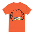 Orange - Front - Garfield Mens Big Head T-Shirt