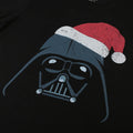 Black - Side - Star Wars Mens Vader Santa T-Shirt