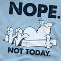 Light Blue - Pack Shot - Garfield Mens Nope T-Shirt