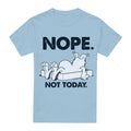 Light Blue - Front - Garfield Mens Nope T-Shirt