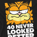 Black - Side - Garfield Mens 40 Looks T-Shirt