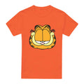Orange - Front - Garfield Mens Head T-Shirt