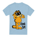 Light Blue - Front - Garfield Mens Cool Cat T-Shirt