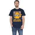 Navy - Lifestyle - Garfield Mens One Cool Grandpa Fathers Day T-Shirt