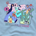 Light Blue - Pack Shot - MTV Mens Groovy Icons T-Shirt