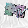White - Pack Shot - MTV Mens Gradient T-Shirt