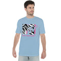 Light Blue - Lifestyle - MTV Mens Pink Zebra T-Shirt