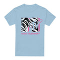 Light Blue - Front - MTV Mens Pink Zebra T-Shirt