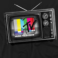 Black - Side - MTV Mens TV T-Shirt