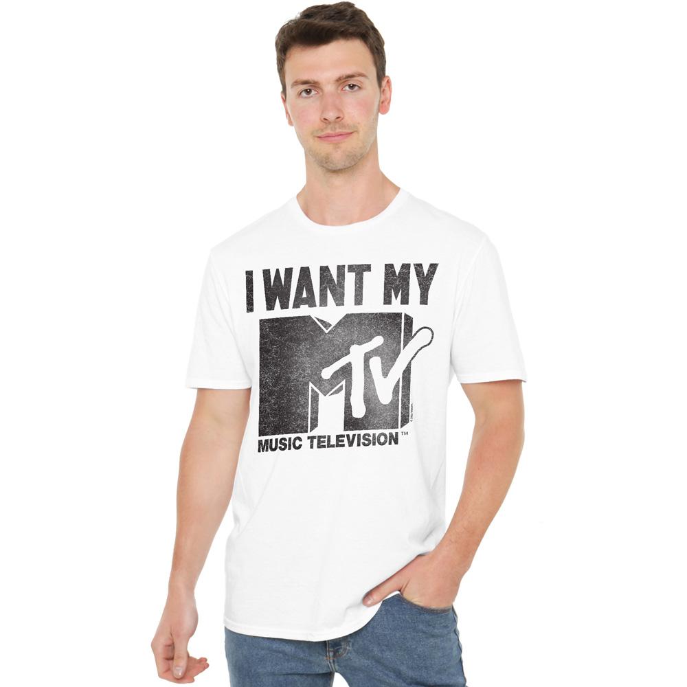 White - Lifestyle - MTV Mens I Want It T-Shirt