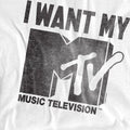 White - Pack Shot - MTV Mens I Want It T-Shirt