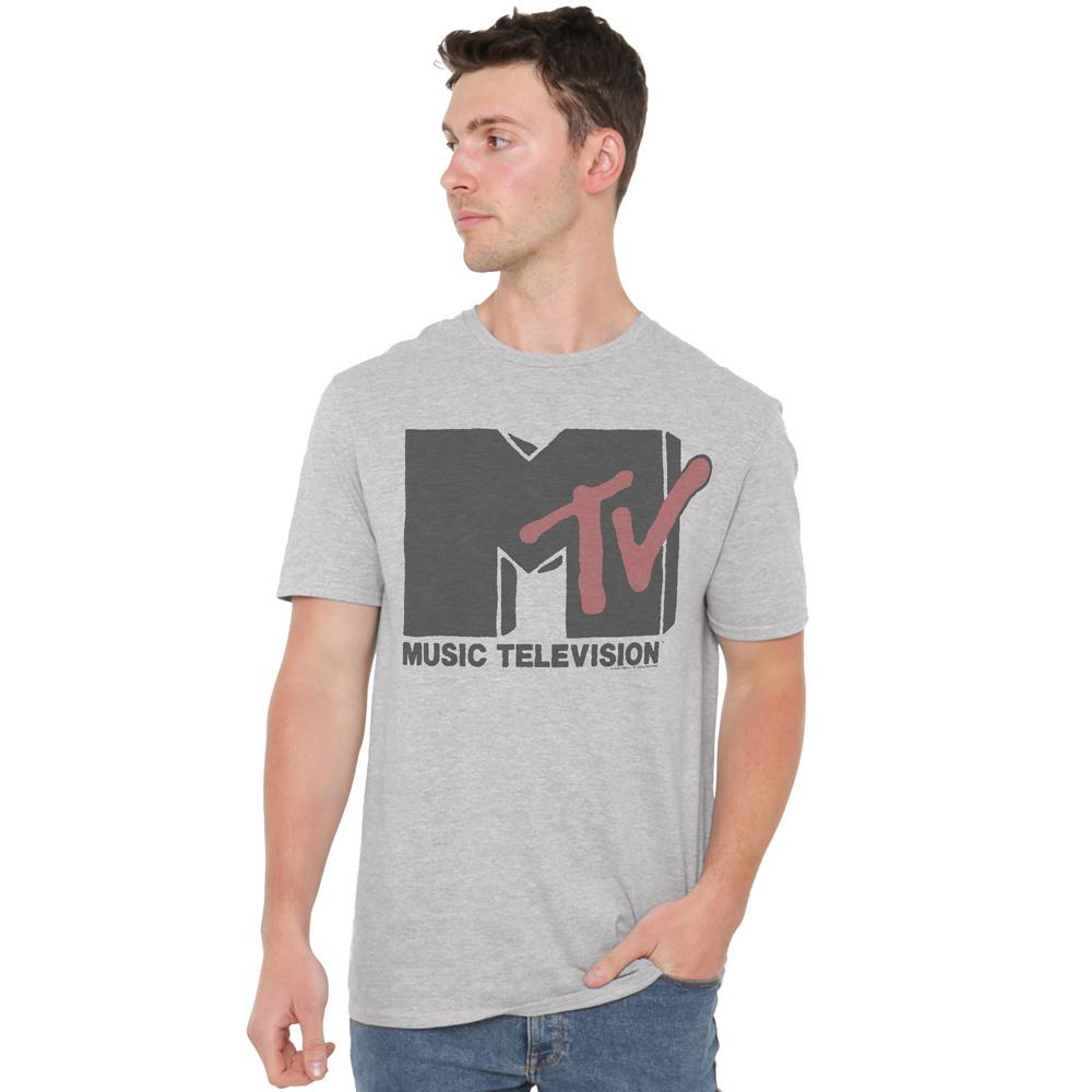 Sport Heather - Lifestyle - MTV Mens Logo T-Shirt