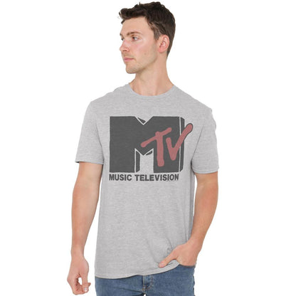 Sport Heather - Lifestyle - MTV Mens Logo T-Shirt