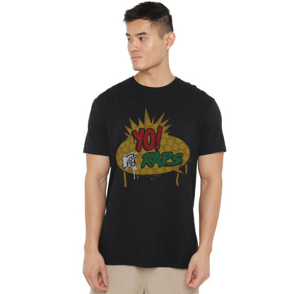 Black - Lifestyle - Yo! MTV Raps Mens Logo T-Shirt