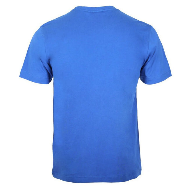 Royal Blue-Red - Back - Superman Mens Logo Cotton T-Shirt