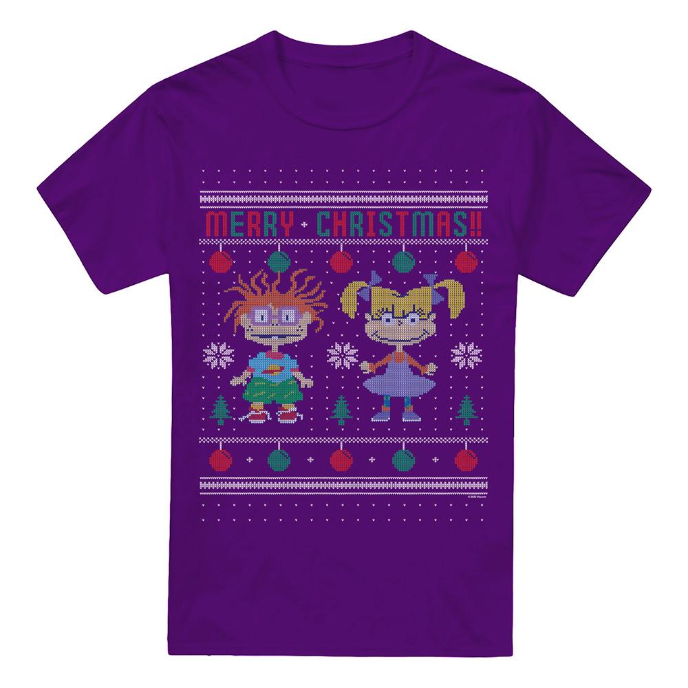Rugrats Mens Merry Ugly Chucky & Angelica Christmas Jumper T-Shirt –  Universal Textiles