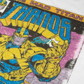 White-Yellow-Purple - Side - Marvel Mens Snap Thanos T-Shirt