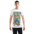 White-Yellow-Purple - Lifestyle - Marvel Mens Snap Thanos T-Shirt