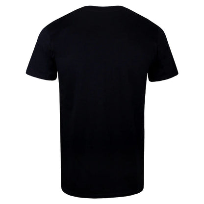 Black-White - Back - Black Panther Mens Logo T-Shirt