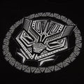 Black-White - Side - Black Panther Mens Logo T-Shirt