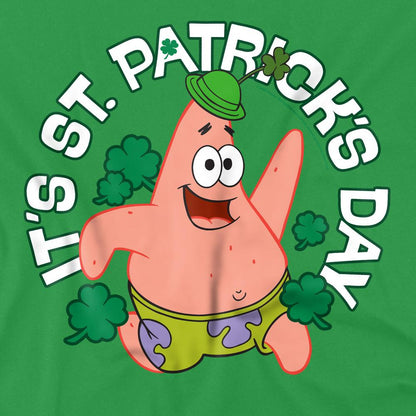 Kelly Green - Side - SpongeBob SquarePants Mens It´s St Patrick´s Day T-Shirt