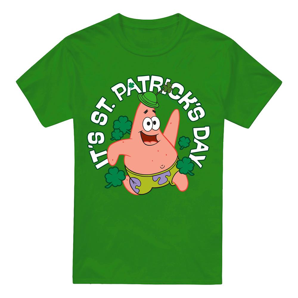 Kelly Green - Front - SpongeBob SquarePants Mens It´s St Patrick´s Day T-Shirt