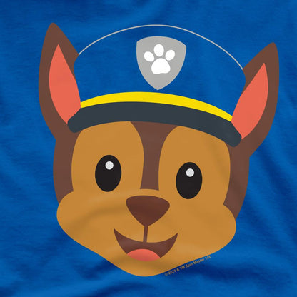 Royal Blue - Pack Shot - Paw Patrol Mens Chase Emoji T-Shirt