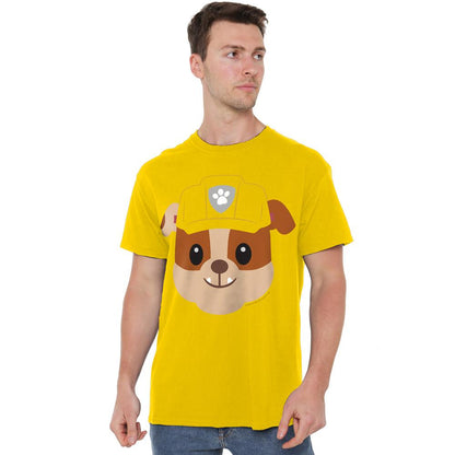 Yellow - Lifestyle - Paw Patrol Mens Rubble Emoji T-Shirt