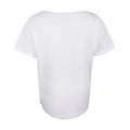 White - Back - Captain Marvel Womens-Ladies Logo T-Shirt