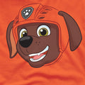 Orange - Side - Paw Patrol Mens Grin Zuma T-Shirt