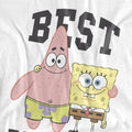 White - Side - SpongeBob SquarePants Mens Best Buddies Patrick Star T-Shirt
