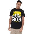 Black - Lifestyle - SpongeBob SquarePants Mens Large Icon T-Shirt