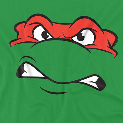 Kelly Green - Side - Teenage Mutant Ninja Turtles Mens Angry Raphael T-Shirt