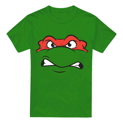 Kelly Green - Front - Teenage Mutant Ninja Turtles Mens Angry Raphael T-Shirt