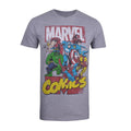 Sports Grey - Front - Marvel Mens Call Out T-Shirt