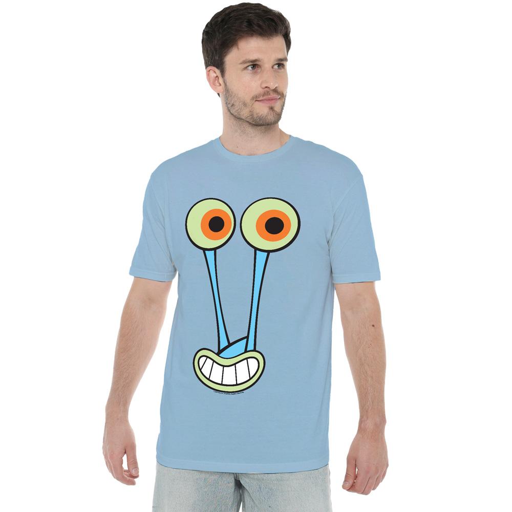 Light Blue - Lifestyle - SpongeBob SquarePants Mens Gary Snail Smile T-Shirt
