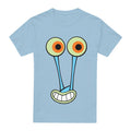 Light Blue - Front - SpongeBob SquarePants Mens Gary Snail Smile T-Shirt