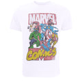 White - Front - Marvel Mens Call Out T-Shirt