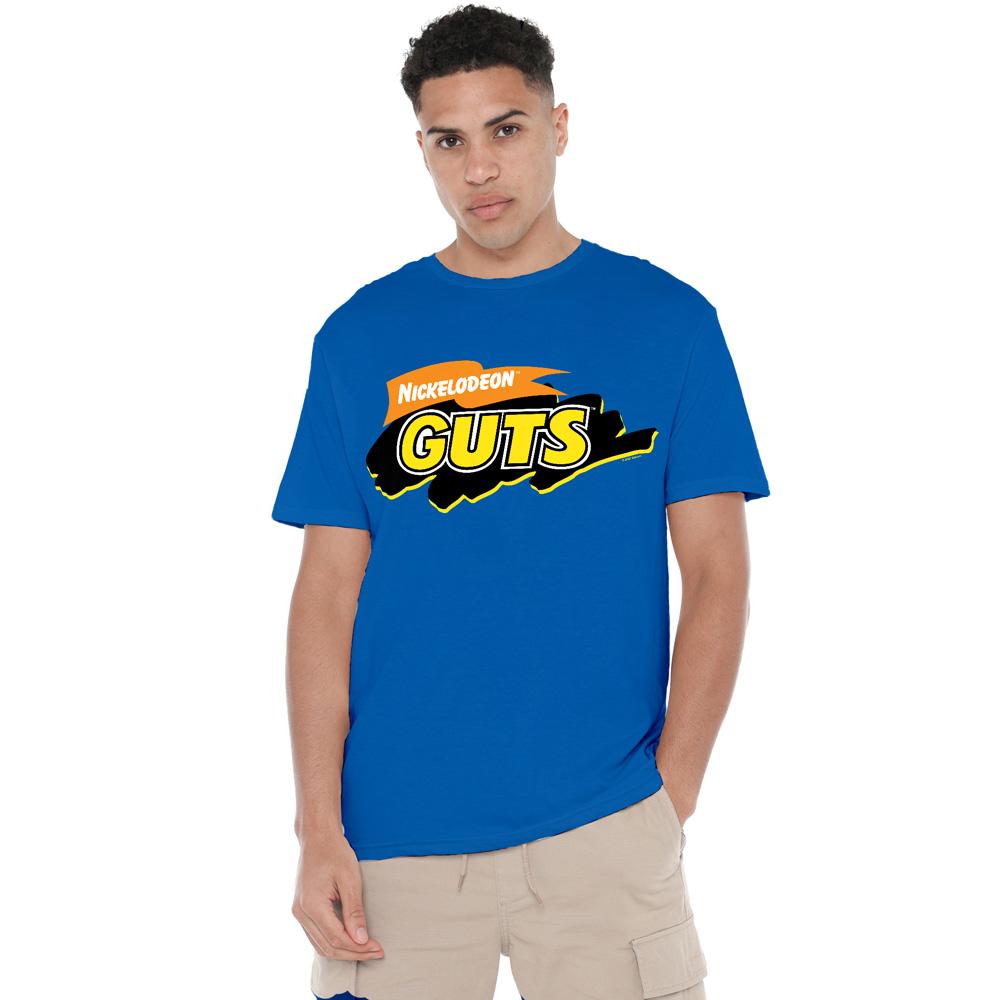 Royal Blue - Lifestyle - Nickleodeon Guts Mens Logo T-Shirt