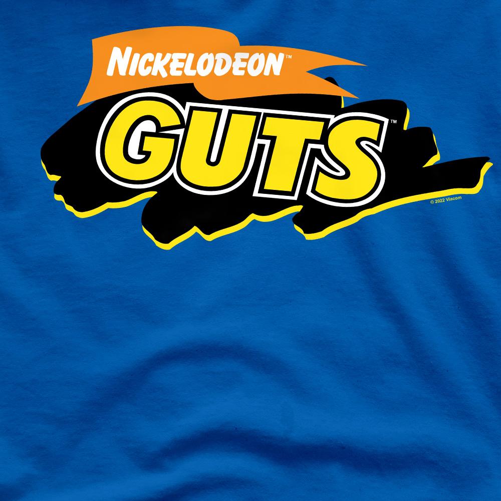 Royal Blue - Pack Shot - Nickleodeon Guts Mens Logo T-Shirt