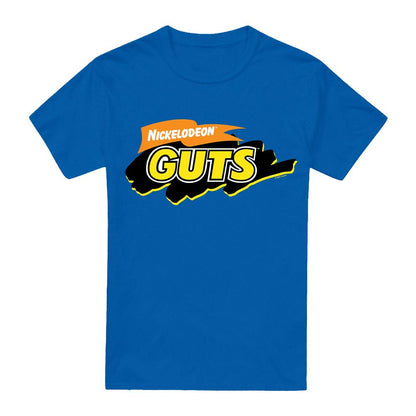 Royal Blue - Front - Nickleodeon Guts Mens Logo T-Shirt