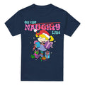 Navy - Front - Rugrats Mens Naughty Angelica Christmas T-Shirt