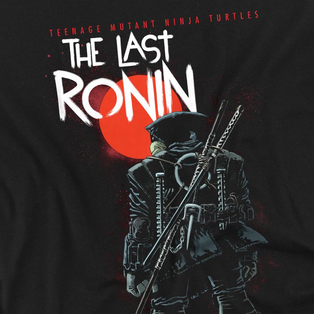 Black - Side - Teenage Mutant Ninja Turtles Mens Red Sun Ronin T-Shirt