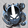 Sport Heather - Side - Avatar: The Last Airbender Mens Blue and Black Kanji T-Shirt