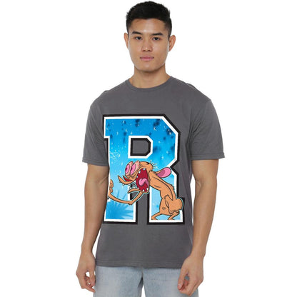 Charcoal - Lifestyle - Ren & Stimpy Mens R Is For Ren T-Shirt