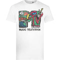 White - Front - MTV Mens Knarly T-Shirt