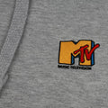 Grey Marl - Side - MTV Mens Logo Hoodie