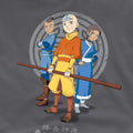Charcoal - Side - Avatar: The Last Airbender Mens Team Avatar T-Shirt
