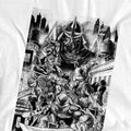 White - Side - Teenage Mutant Ninja Turtles Mens Take Down Shredder T-Shirt